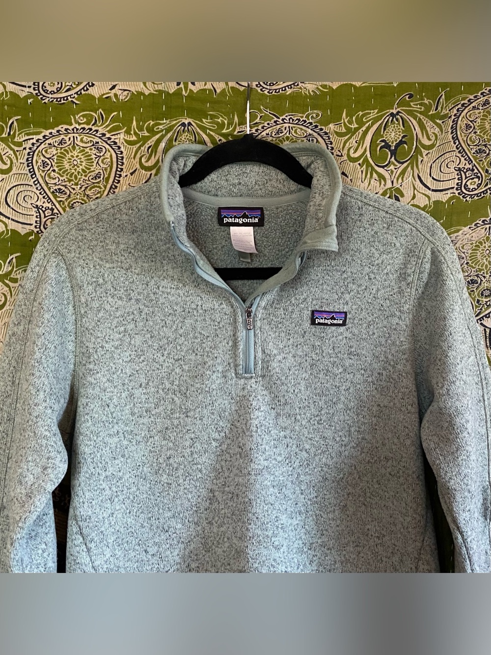 Patagonia Thin Ice Better Sweater 1/4 Zip Fleece Medium Gorpcore Outdoor - Picture 3 of 14